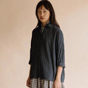 Runaway Bicycle brand Otto Deep Indigo Stripes Shirt